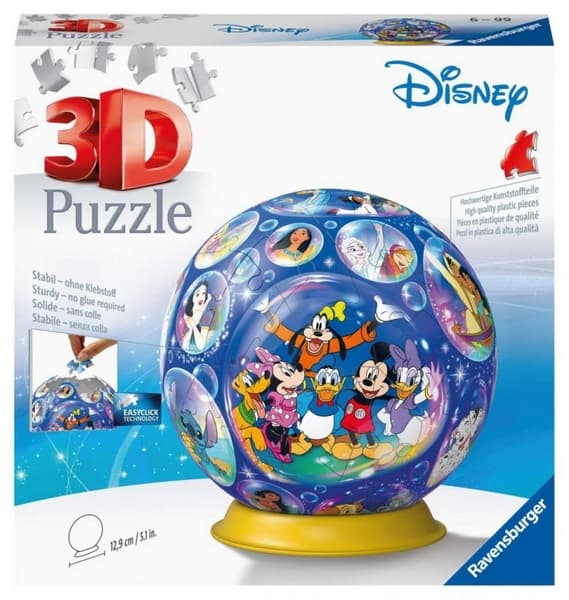 Puzzle-Ball Disney 72 pièces - 100 ans 