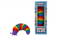 Giocattolo Fidget - lumaca arcobaleno