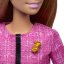 Barbie Lídryně budoucnosti hnědovláska v kalhotovém kostýmku