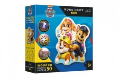 Puzzle en bois Junior 50 pièces Funny Paw Patrol/Paw Patrol 19,5x23,5cm dans une boîte 20x20x6cm