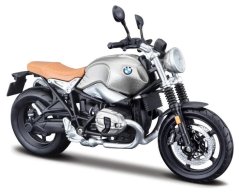 Maisto - Moto avec support, BMW R nine T Scrambler, 1:12