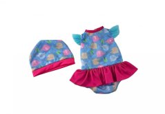 PLEJO Haine pentru păpușă 40 - 43 cm albastru cu elefanți