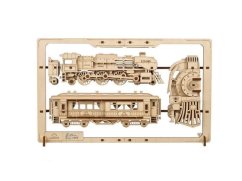 Puzzle mecanic din lemn Ugears 2.5D Steam Express