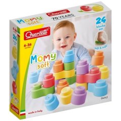 Quercetti Kostky 04142 Momy Soft 24ks