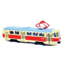 Tramvaj která hlásí zastávky česky 28 cm