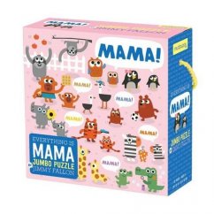 Mudpuppy Jumbo Puzzle Mama! 25 darab