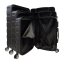 Bavy Cestovní kufr skořepinový Ribs Black - set 3 ks
