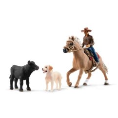 Schleich® FARM WORLD 42578 Western Lovas kalandok
