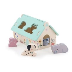 Vilac Puzzle din lemn Casa pentru animale Sarah Betz