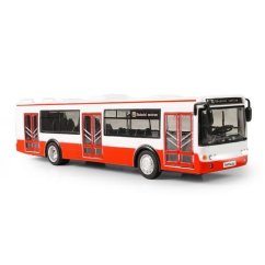 Autóbusz který hlásí zastávky česky 28 cm