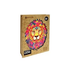 Drevené farebné puzzle - Záhadný lev