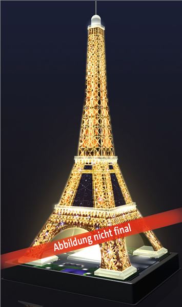 Turnul Eiffel 3D Puzzle (Night Edition), 216 piese - Ravensburger