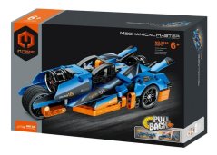 Stavebnice iM.MASTER tříkolka na zpětné natažení plast 202 dílků