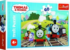 Puzzle Thomas the Train/Thomas na wycieczce 27x20cm 60 elementów w pudełku 21x14x4cm