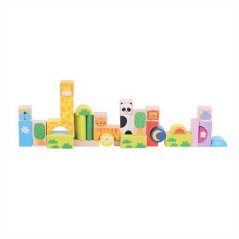 Bigjigs Baby Cubes Safari colorés