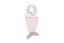Mermaid geantă de mână cu paiete schimbarea tesatura roz 10x16cm în sac