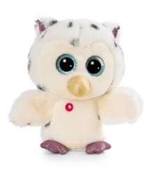 NICI Glubschis plyšová sova Ulula 15cm, ZELENÁ