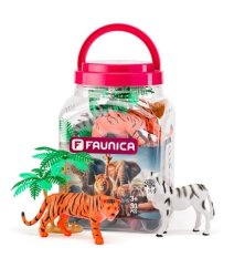 Zestaw figurek zwierząt w MEGA tubie - Safari