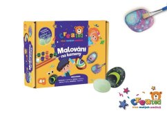 Malování na kameny – svítící ve tmě, Created