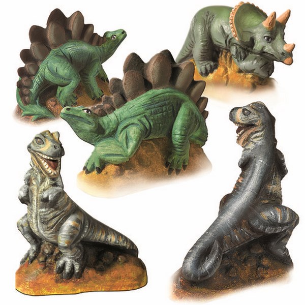 SES Sádrový trojkomplet - dinosauři