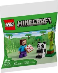 LEGO Minecraft 30672 Steve s mládětem pandy