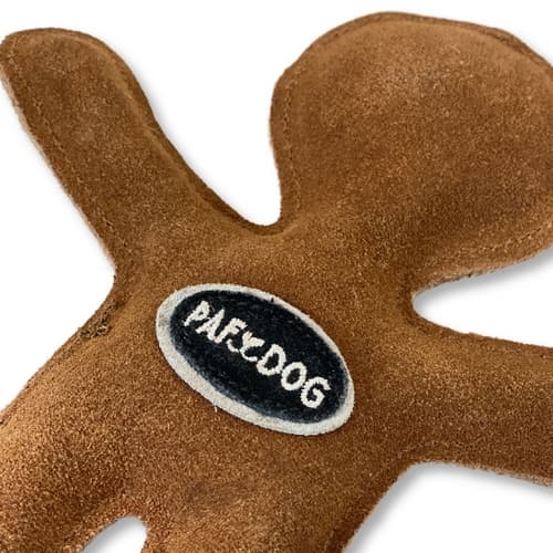 PafDog Pan Perníček Hračka pro psy z kůže a juty 25,5cm