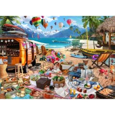 Puzzle Brain Tree Vacanze sulla spiaggia 1000 pezzi