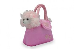 Borsa con cane rosa