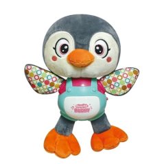 Pinguin de pluș cu lumină/muzică