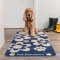 PET REBELLION Tread XL Flori albastru 57x110cm