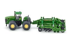 SIKU Farmer 1856 - Traktor John Deere 9630 s bránami Amazone Centaur 1:87