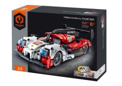 Stavebnice iM.MASTER závodní auto plast 472 dílků na zpětné natažení