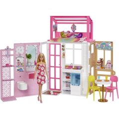 Dovolenkový domček Barbie s bábikou