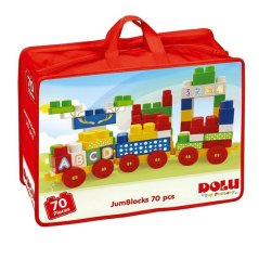 Kostki duże w woreczku foliowym 70szt.