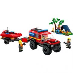 LEGO® City (60412) Camión de bomberos 4x4 y bote de rescate