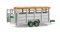 Bruder 2227 Remorque de transport d'animaux avec figurine de vache