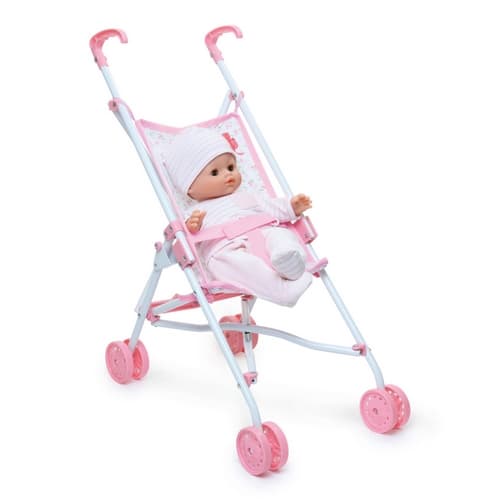 Petitcollin Petites Fleurs Passeggino pieghevole (per bambole fino a 52 cm)