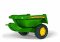 Remorcă pentru tractor John Deere, mică, verde