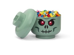 LEGO úložná hlava (veľkosť L) - zelená kostra