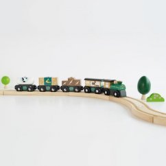 Nákladný vlak Le Toy Van zelený
