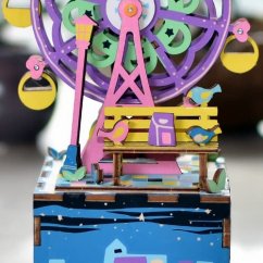 RoboTime 3D Jigsaw 3D Cutii de jucării Little Carusel