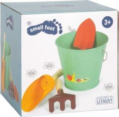 Set de unelte de grădinărit Small Foot Tiny Garden cu găleată