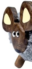 2Kids Toys Dřevěná figurka XL pompon Myš