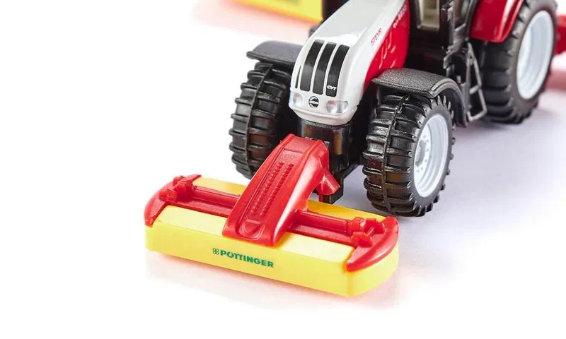 SIKU Blister 1672 - Traktor Steyr se sekacími nástavci
