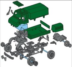 Monti System 30 BundeswehrMercedes Unimog U 1300 L
