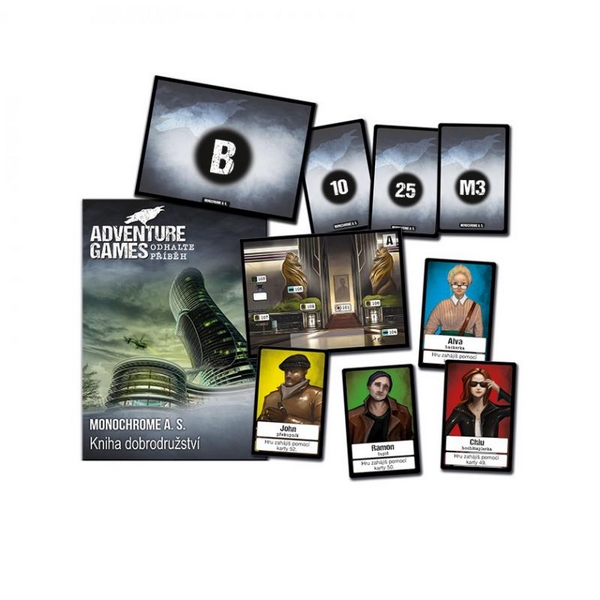 DINO ADVENTURE GAMES: MONOCHROME A.S. Párty hra