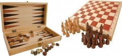 Pie pequeño Juegos tradicionales en caja de madera