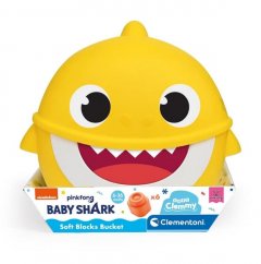 Clemmy baby - Baby Shark - Petit seau avec des blocs