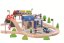 2Kids Toys Vláčkodráha Město a Vesnice 200 dílů
