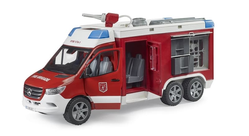 Bruder 2680 Camion de pompieri MB Sprinter cu modul de lumini și sunet